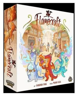 Imagen del producto de Flamecraft (Edición inglesa) – Juego de mesa – Lucky Duck Games – 1-5 jugadores – 10+