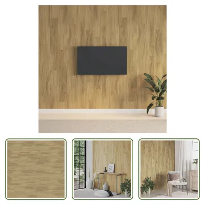Obrázok produktu pre The Living Store Nástenné panely vzhľad dreva hnedé PVC 2,06 m²