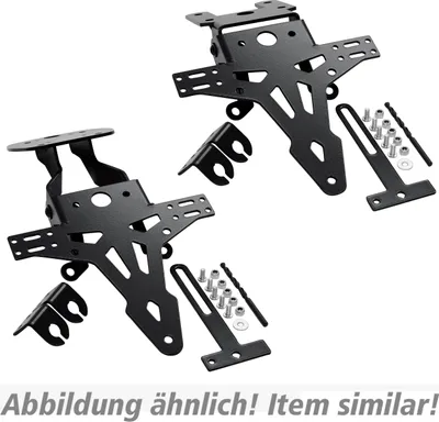 Produktbild von Hashiru Kennzeichenhalter für KTM 890 SMT – Robuster Stahl, Einstellbar