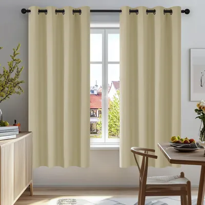 Immagine prodotto di Tende oscuranti con protezione termica per camerette, 138x117 cm, beige, set da 2