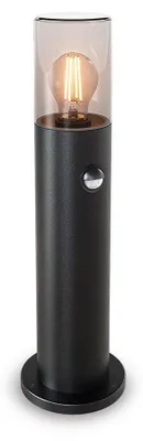 Produktbild von hoftronic Wegeleuchte LED 15W E27 PIR Sensor Schwarz 45cm IP44
