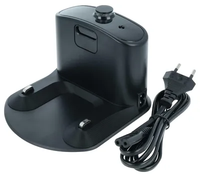 Produktbild von vhbw Ladestation kompatibel mit iRobot Roomba 532, 560, 510, 520, 534, 535, 550, 505, 530, 531, 55, 521, 5. 85, 545, 552 Saugroboter - 150 cm, Schwarz