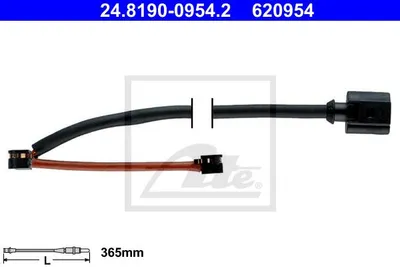 Produktbild von ATE 24.8190-0954.2 Warnkontakt Bremsbelagverschleiß 365mm Vorne für PORSCHE Cayenne (9PA)