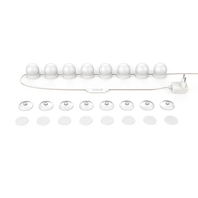 Produktbild von Müller-Licht LED Spiegel-Lichterkette Hollywood 7W 470lm 3000K-6500K Switch Tone Dimmbar + Memory-Funktion