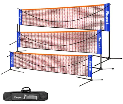 Obrázok produktu pre Prenosná badmintonová sieť, nastaviteľná a skladacia