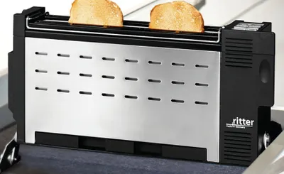 Produktbild von Ritter Einbautoaster Langschlitztoaster Edelstahl für 30cm Schublade