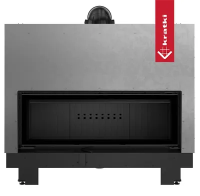 Zdjęcie produktu dla Stalowy wkład kominkowy MB120 z systemem podnoszenia