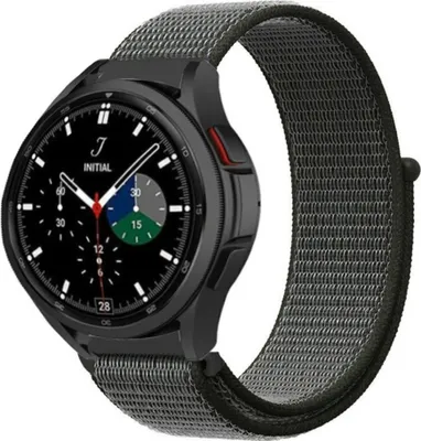 Produktbild von Strap-it Samsung Galaxy Watch 4 Classic 46mm Nylonarmband (Grün)