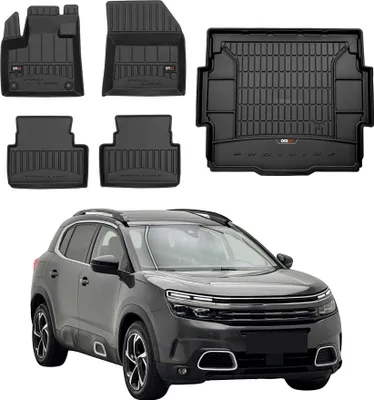 Image de OMAC Tapis & bac de coffre Set pour Citroen C5 Aircross 2018-2025 Caoutchouc 5x