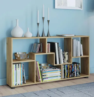 Produktbild von VCM Holz Kommode | Sideboard mit praktischen Fachbodeneinteilung | Raumteiler | Maße ca. H. 62 x B. 117 x T. 20 cm - Pintal