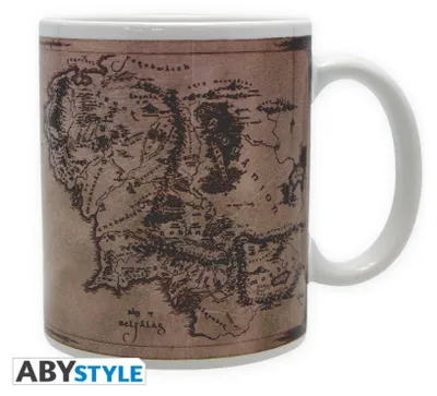 Produktbild von LORD OF THE RINGS - Tasse - 320 ml - Map - subli - with box