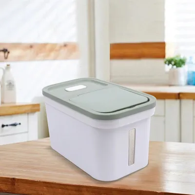Produktbild von Getreide Vorratsbehälter - Reisspender 10 kg - Luftdichte Lebensmittelbox - Für Reis, Getreide, Bohnen, Zucker und Trockenfutter