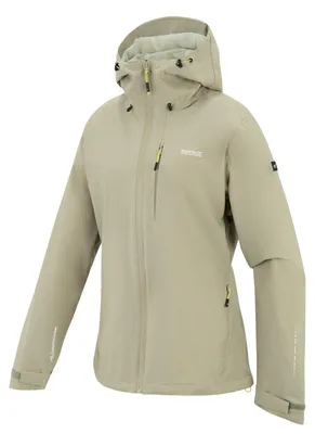 Produktbild von Regatta Outdoorjacke Oklarna für Damen Wasserdicht, Farbe:Parchment, Größe:44