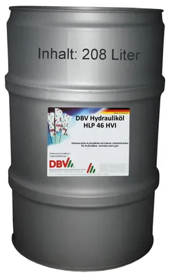 Produktbild von DBV-Hydrauliköl HVI ISO VG 46 208-Liter-Fass