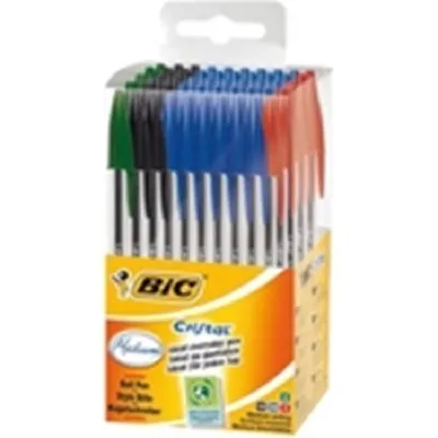 Zdjęcie produktu dla BIC 50 długopisów Bic M10 różnych w bębnie