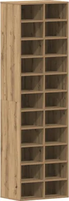 Produktbild von vidaXL Schuhschrank Artisan-Eiche 54x34x183 cm Holzwerkstoff