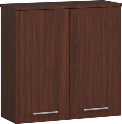 Image de Akord Armoire Murale 1 Porte Wengé 60X23X60