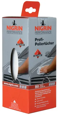 Immagine prodotto di NIGRIN confezione dispenser di panni lucidanti professionali con 50 panni