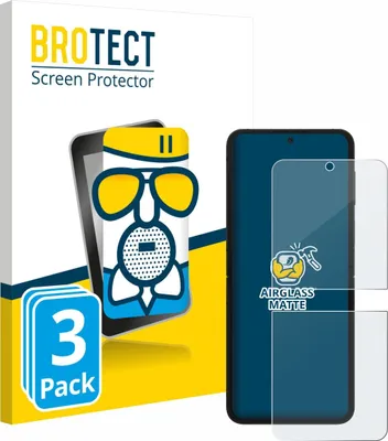 Produktbild von 3x BROTECT Entspiegelungs Schutzglas für Samsung Galaxy Z Flip 7 FE Schutzfolie Panzer Folie Glas Display Schutz matt