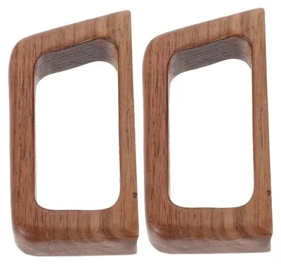 Produktbild von 2 Teetassen mit Ergonomischem Holzgriff aus Walnussholz für Zuhause und Büro