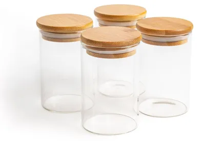 Image de ThermoTasty pots de conservation ronds 6,5x10cm 300ml lot de 4