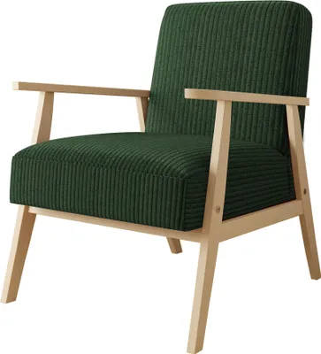 Produktbild von MIRJAN24 Sessel Runoya Cord, Wohnzimmersessel vom Hersteller, Vintage Relaxsessel, Polstersessel (Farbe: Poso 14)