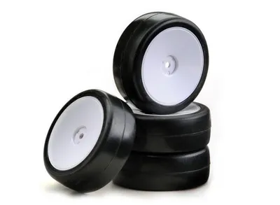 Produktbild von R„derset Onroad "Disc / Slick" weiá 1:10 (4 St.)