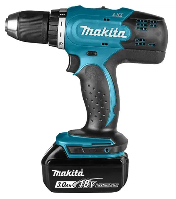 Produktbild von Makita DDF453RFE, Handbohrmaschine, Schwarz, Blau, 1,3 cm, 3,6 cm, 1,3 cm, 1,5 mm