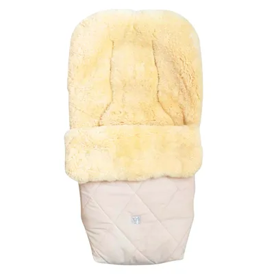 Produktbild von COOSY Lammfell Fußsack Fb. cream