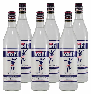 Produktbild von Kefi Ouzo Blue Series (6 x 0,7L)