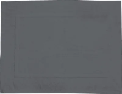 Produktbild von WENKO Bade Matte Vorleger Teppich Dusch 50x70 cm PARADISE Grau Baumwolle