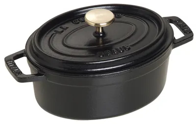 Immagine prodotto di Cocotte in ghisa Staub, ovale nera 15 cm