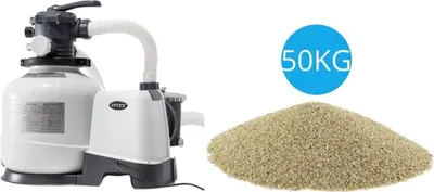 Obrázok produktu pre Intex - Pieskové filtračné čerpadlo 10500 l/h a filtračný piesok 50 kg
