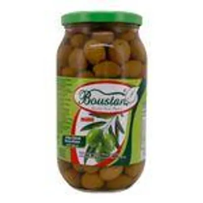 Grüne Oliven Boustan | Im Glas | 950 g – ohne Füllung