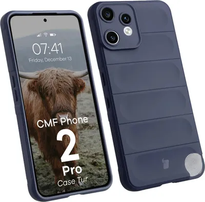 Produktbild von Robuste Handyhülle für Nothing CMF Phone 2 Pro, Bizon Case Tur, Dunkelblau