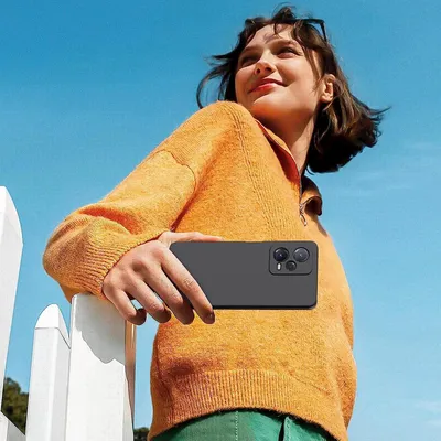 Produktbild von Silikon Hülle für Xiaomi Poco X5 5G Schutzhülle Matt Schwarz Backcover Handy Case