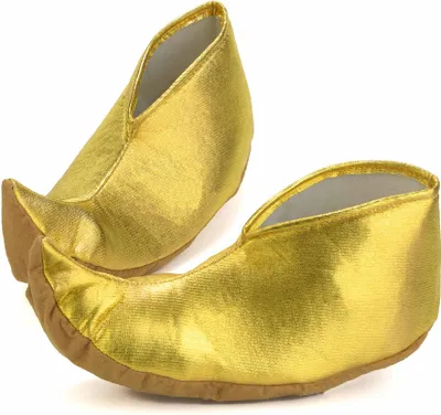 Zdjęcie produktu dla Orientalne sułtańskie buty pointe do kostiumu w kolorze złotym - jeden rozmiar