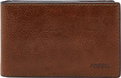 Produktbild von FOSSIL Leder Geldbörse Andrew Magnetic Bifold Cognac braun