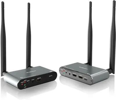 Immagine prodotto di Sistema di trasmissione remota a lunga distanza Svbony ST3 4K, supporta da 1TX a 4RX max, trasmettitore e ricevitore HDMI 4K, latenza 0,06s, portata di trasmissione 30