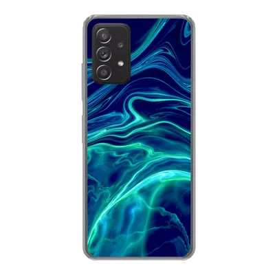 Produktbild von MuchoWow® Handyhülle Schutzhülle Hülle für Samsung Galaxy A53 5G Abstrakt - Wellen - Design Silikon Softcase Handy Hülle - Schutzabdeckung