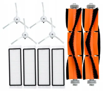 Produktbild von GARES Zubehör-Verschleißteilset Bürsten und Filter für Xiaomi Roborock S50 S51 S55 S5 S6 S5 Max S6 MaxV | Professionelle Werkstattausrüstung Werkzeuge Zubehör Ersatzteile Premium