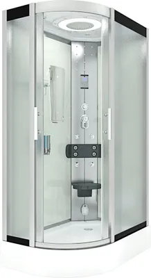 Produktbild von Dusche Duschkabine D60-70M2L Duschtempel Sauna 120x80 cm
