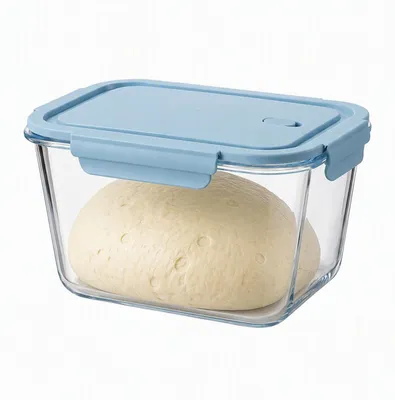 Sauerteigglas 2,5 l mit Belüftungsventil, Borosilikatglas