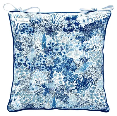 Produktbild von Komfortables und langlebiges Sitzkissen für Stühle, Farbe Blau, 40x40cm