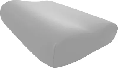 Productafbeelding van Lux Hoes geschikt voor Tempur Original S, M, L hoofdkussen, 50 x 31 cm, jersey kussensloop voor neksteunkussen, 100% katoen, in Platinum