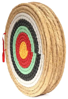 Immagine prodotto di Solidchoice - Bersaglio da tiro con l'arco, realizzato a mano, con 3 strati, 50 cm