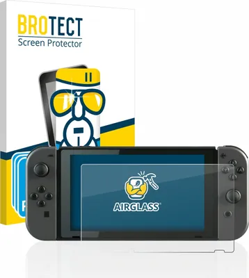 Produktbild von 3x BROTECT Schutzglas für Nintendo Switch Schutzfolie Panzer Folie Glas Display Schutz klar