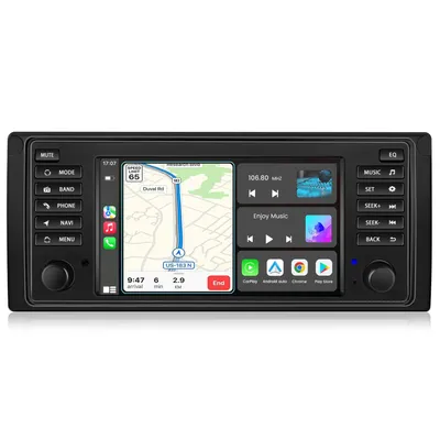 Image de Hexinex Universal Android Auto  pour BMW X5 E53 Range Rover L322 7 pouces, 2 Go + 64 Go, Android 15, 4 cœurs