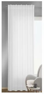 Produktbild von Fertigschal verdeckte Schlaufen "Sowilo" von Albani: 245x135cm / Weiß Größe (HxB): 245x135cm Farbe: Weiß