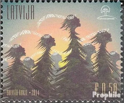 Produktbild von Briefmarken Lettland 2014 Mi 927 (kompl.Ausg.) postfrisch Fernsehen